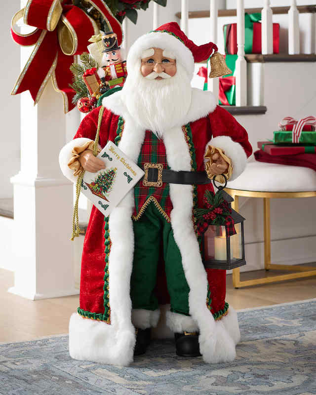 Lighted Christmas Stories Santa, 36"